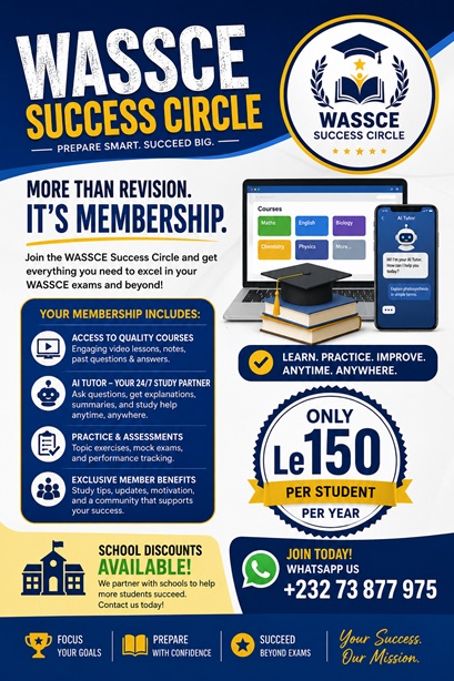 Wassce Success Circle for students